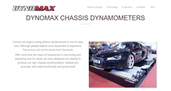 Desktop Screenshot of dynomax.ee